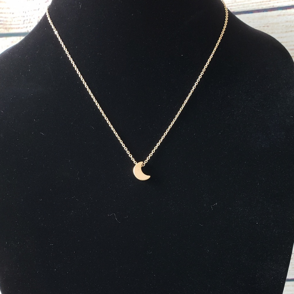 Gold Moon Necklace